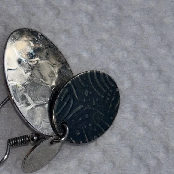 2 Pairs Drop Dangle Earrings Jewelry For Women Peach Colored & Blue/Green - Picture 7 of 7